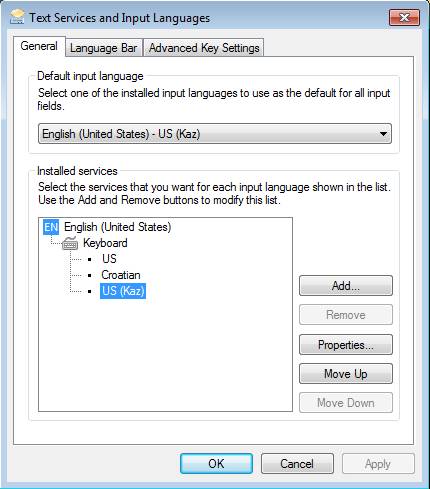 Extend Keyboard Layout For Free Using KbdKaz 500 KbdKaz 500 default window