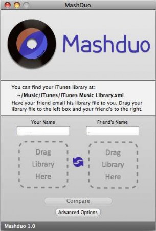 Mashduo iTunes Library comparison tool