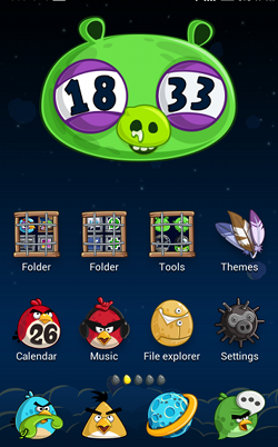MiHome Launcher screenshot themes