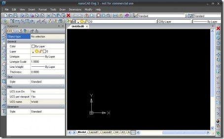 Nanocad interface