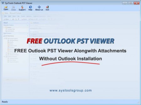 PST Viewer default window