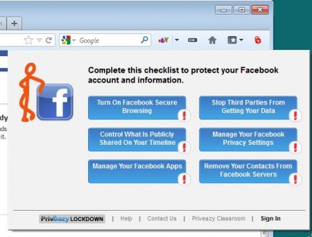 Priveazy Lockdown free online security add-on