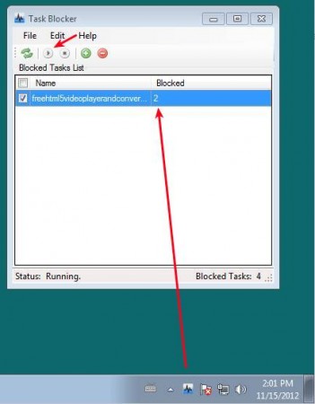 Task Blocker blocked processes