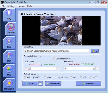 Video Toolkit conversion