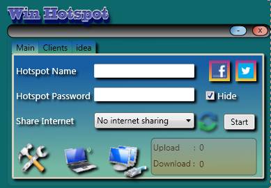 Win Hotspot default window