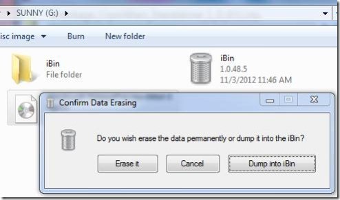 Windows recycle bin ibin