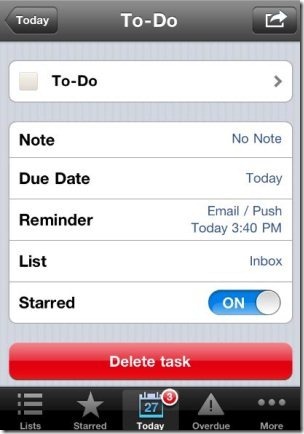 Wunderlist Reminder