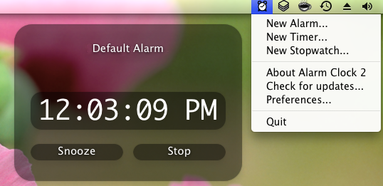 alarm clock for mac 