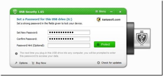 kakasoft usb security interface