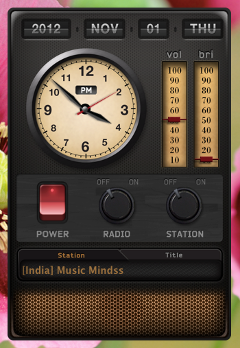 radio clock for mac screenshot