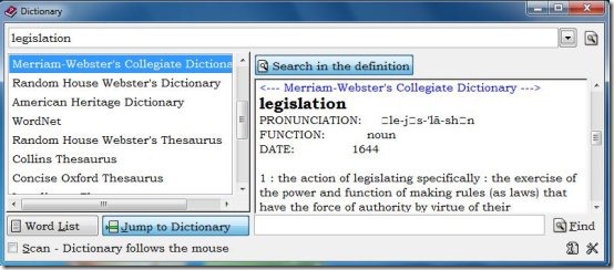 ultimate dictionary - free dictionary software