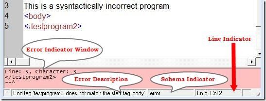 xray xml editor errors desc