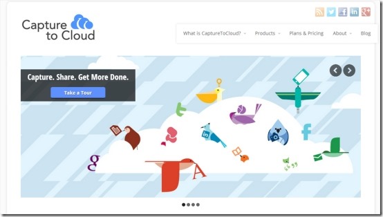 Capture to Cloud 01 free online collaboration tool