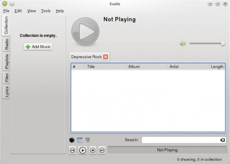 Exail free music player default window