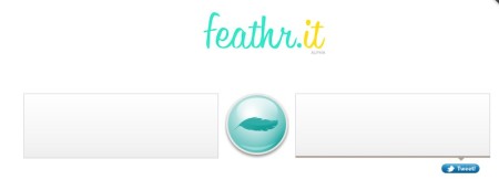 Feathr.it free tweet shortening service default window