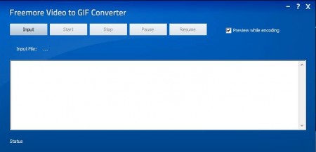 Freemore Video To GIF Converter default window