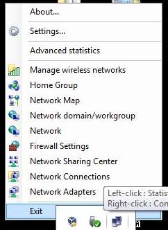 GabNetStats to restore windows XP network icon