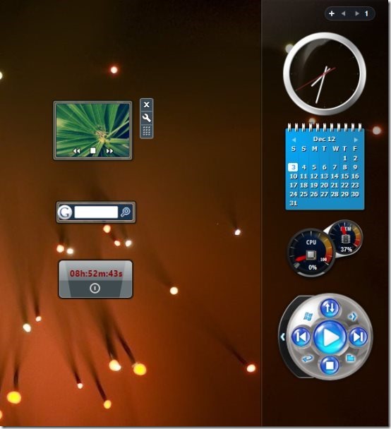 Gadgets In Windows 8