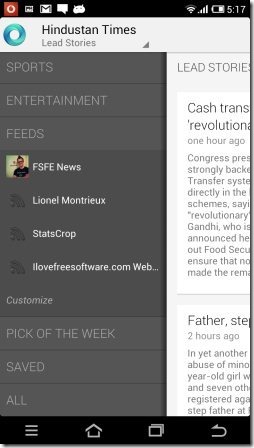 Google Currents RSS Feeds