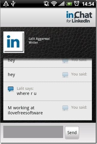 InChat for Linkedin Chat