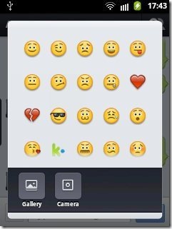 Kik Messenger emoticons