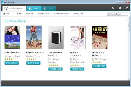 Kobo Desktop free ebooks