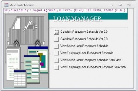 Loan Manager default window