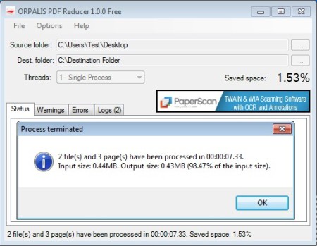 PDF Reducer file reduced