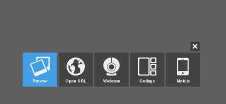 Pixlr Express online image editor default window