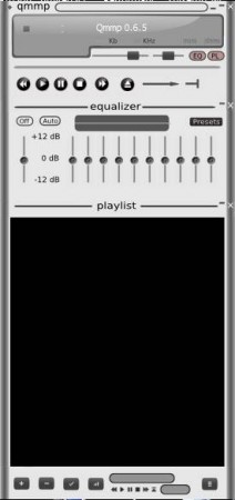 Qmmp free audio player default window