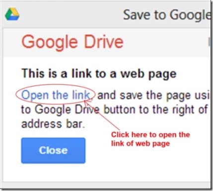 Save to google drive 04 save web pages