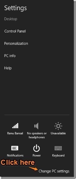 Turn Off Sync Settings In Windows 8