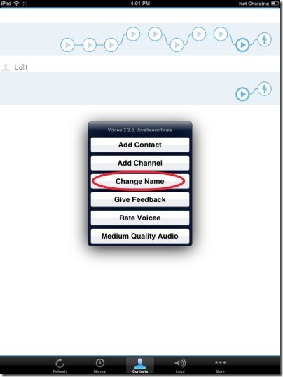 Voicee Change Name