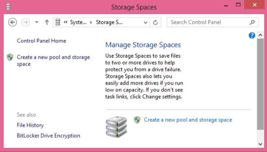 What Is Storage Spaces In Windows 8 (2)