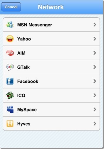 eBuddy Messenger Gmail