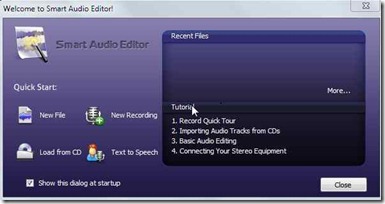 Smart Audio Editor to edit audio files