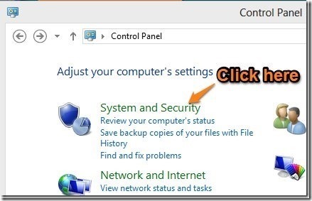 how-to-open-system-and-security-in-windows-8