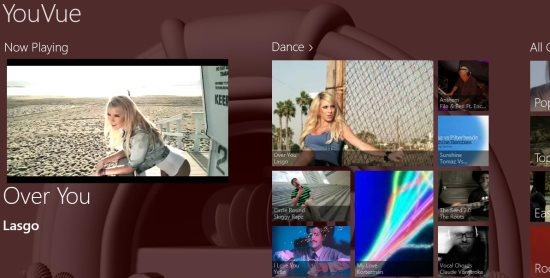 music videos app for windows 8