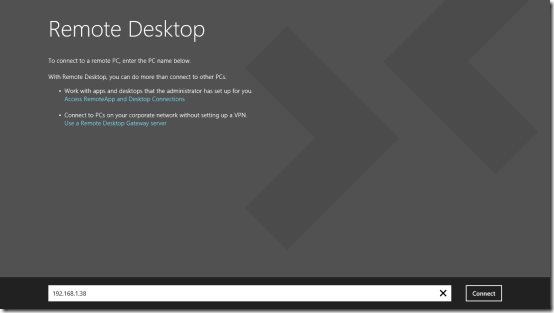 remote desktop app windows 8