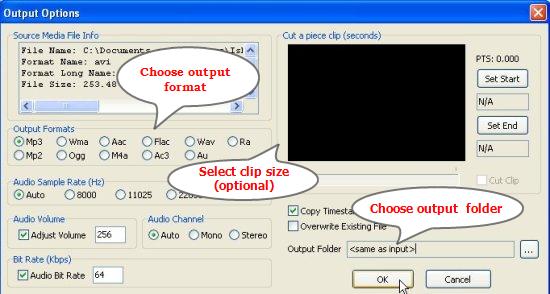 set options