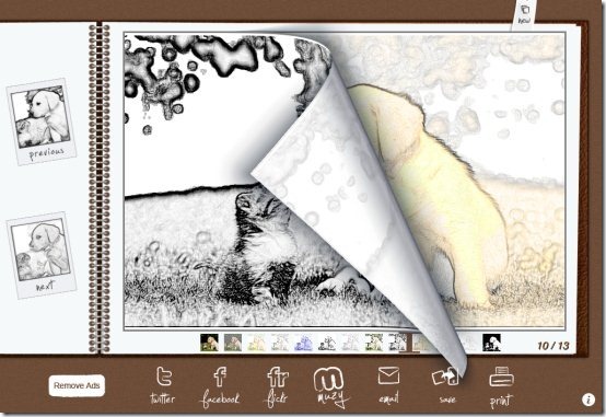 uSketch Flip Pages