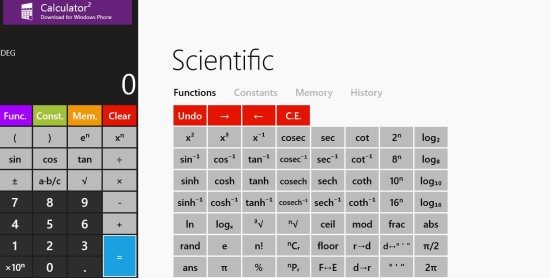 windows 8 calculator app