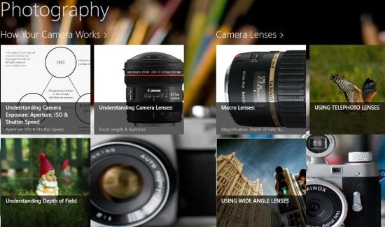 windows 8 photography app learn photography