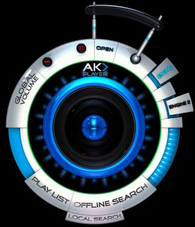 AK-Player 7 free media player default window