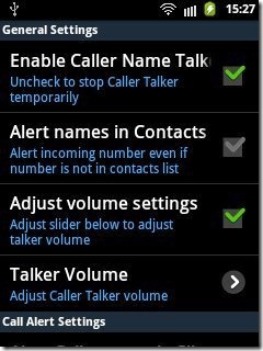 Caller Name Talker