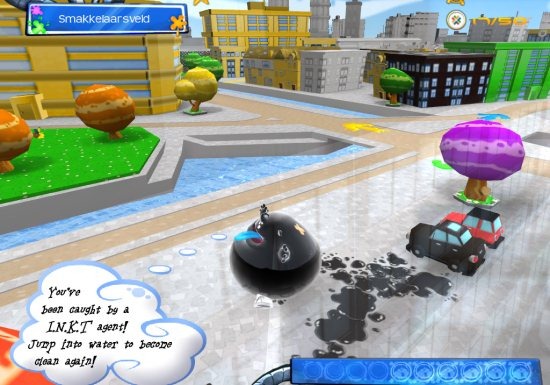 De Blob painting game black