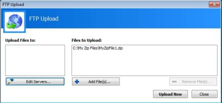 Free ZIP Wizard FTP upload