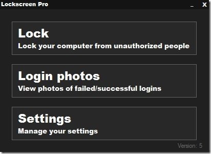 Lock Screen Pro settings