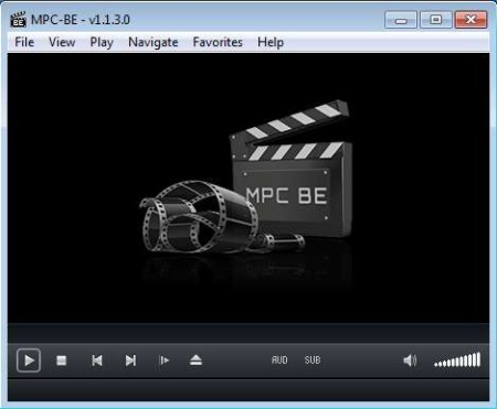 MPC-BE free media player default window