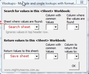 Multi-Lookup setup